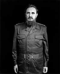 Hiroshi Sugimoto, Fidel Castro, 1999, Black and white photograph, 149 X 119 cm, Courtesy of Sonnabend Gallery