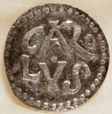 Denaro argenteo per Carlo Magno - Museo Nazionale di Villa Guinigi, Lucca (Lu)