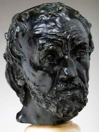 Auguste Rodin, L'uomo dal naso rotto, 1864, bronzo, 31,5 x 15 x 17 cm 