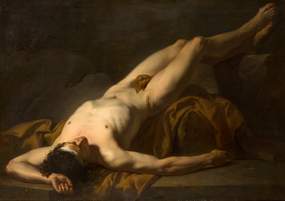  Jacques Louis David Accademia maschile, detta Ettore, 1778 olio su tela, 123 x 172 cm Musée Fabre, Montpellier Agglomération © Musée Fabre de Montpellier Agglomération Foto Frédéric Jaulmes